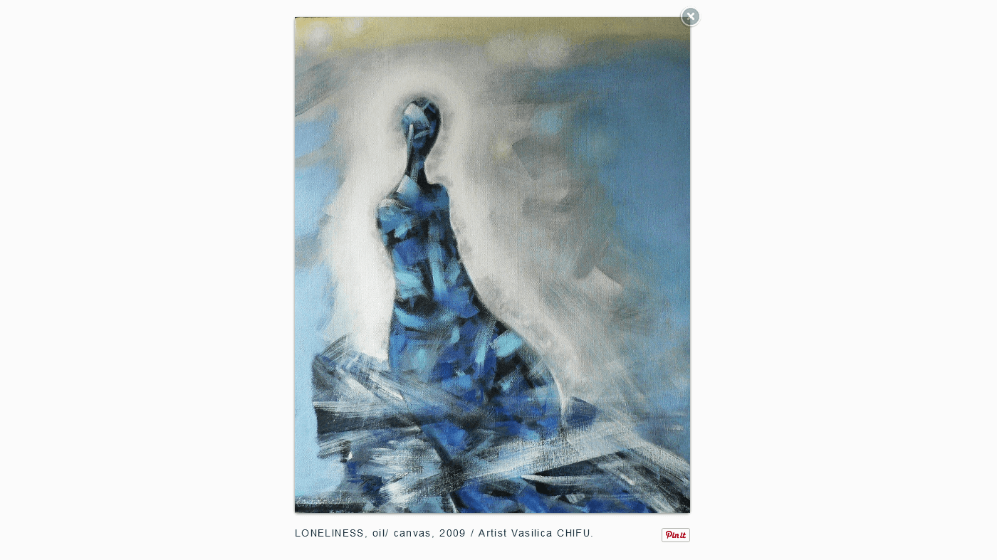 Responsive website design for Vasilica CHIFU showcasing artworks on multiple devices. -bratcovici.com
